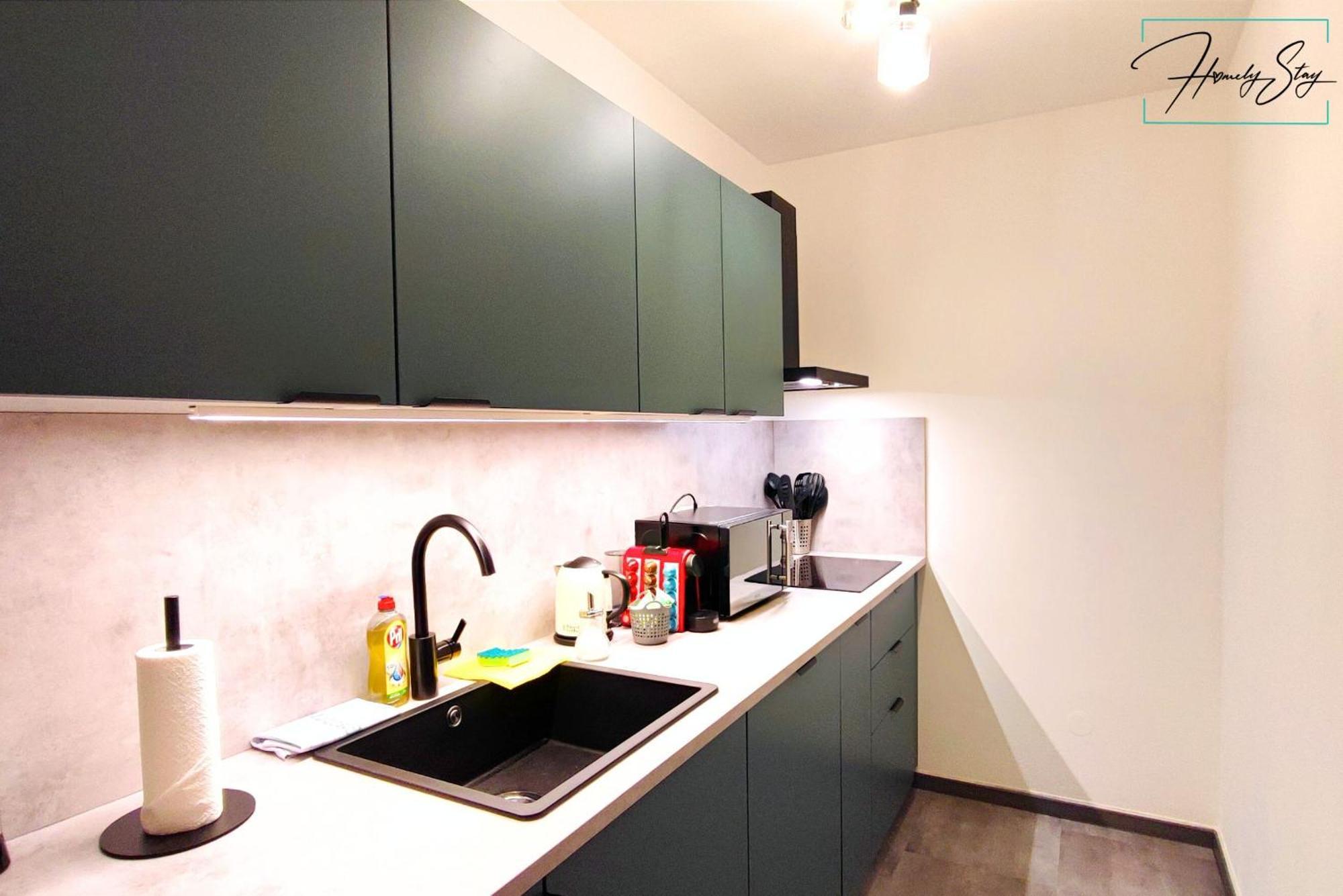 Homely Stay Serenity Greens - Stylisch Studio-Apartment With Kitchen - 10 Min To Central Station, Pet Friendly ميونيخ المظهر الخارجي الصورة